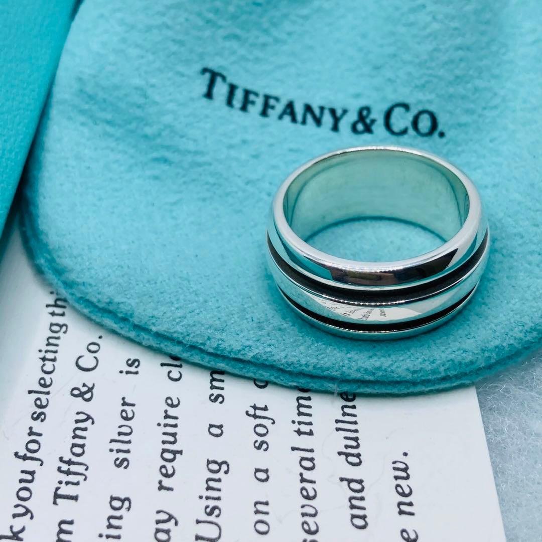 13.5号 Tiffany & Co. ティファニー グルーブドリング シルバー