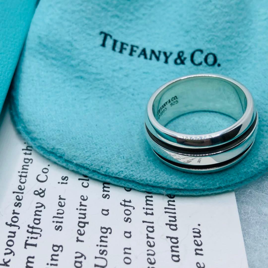 13.5号 Tiffany & Co. ティファニー グルーブドリング シルバー