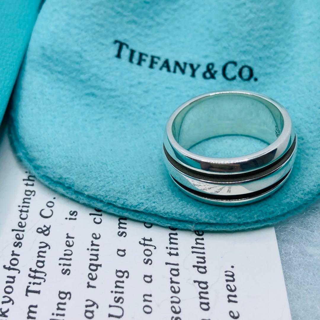 13.5号 Tiffany & Co. ティファニー グルーブドリング シルバー