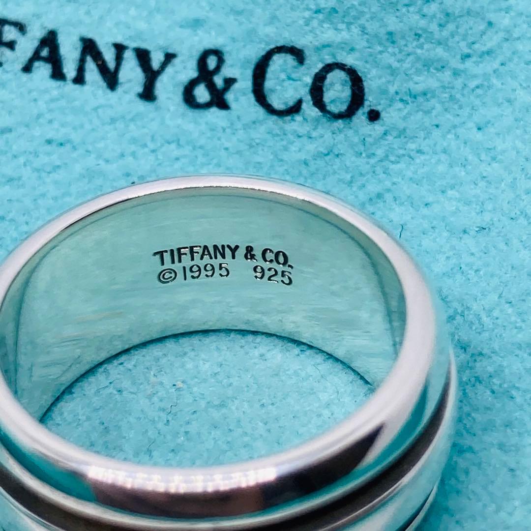 13.5号 Tiffany & Co. ティファニー グルーブドリング シルバー