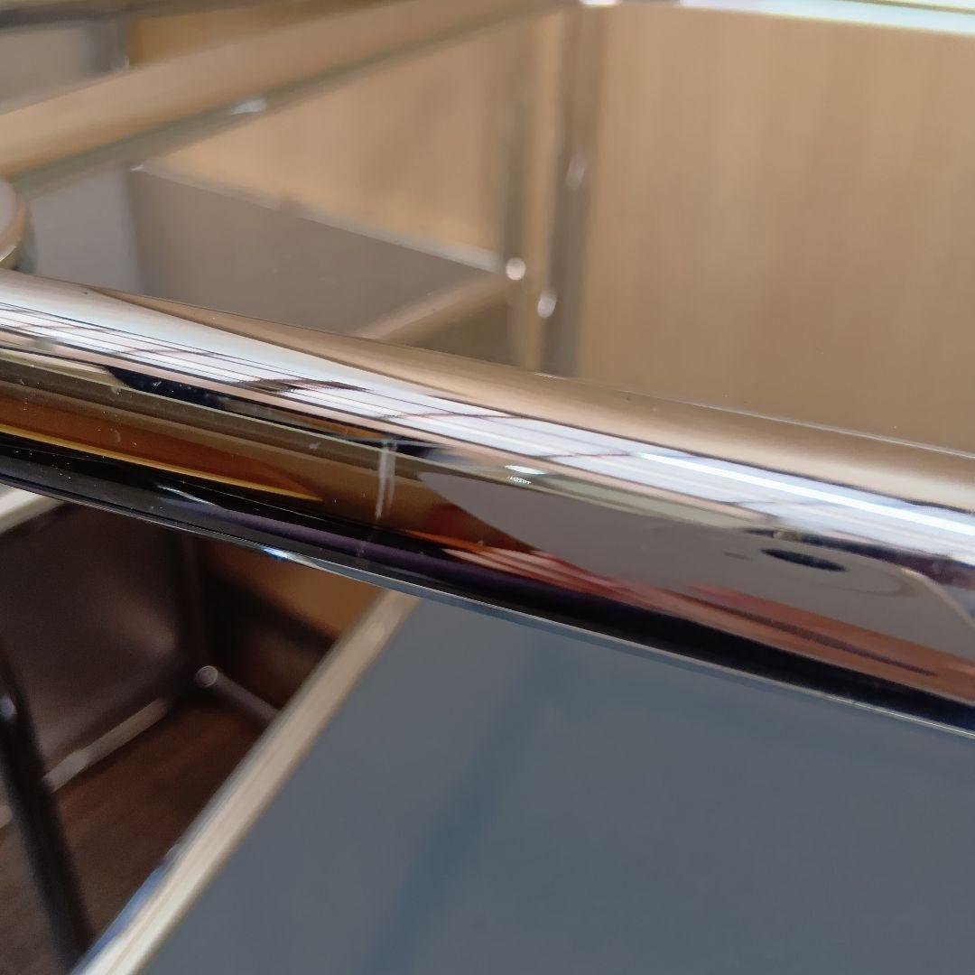 USM Haller テレフォンスタンド 電話台 W373 ガラス クローム