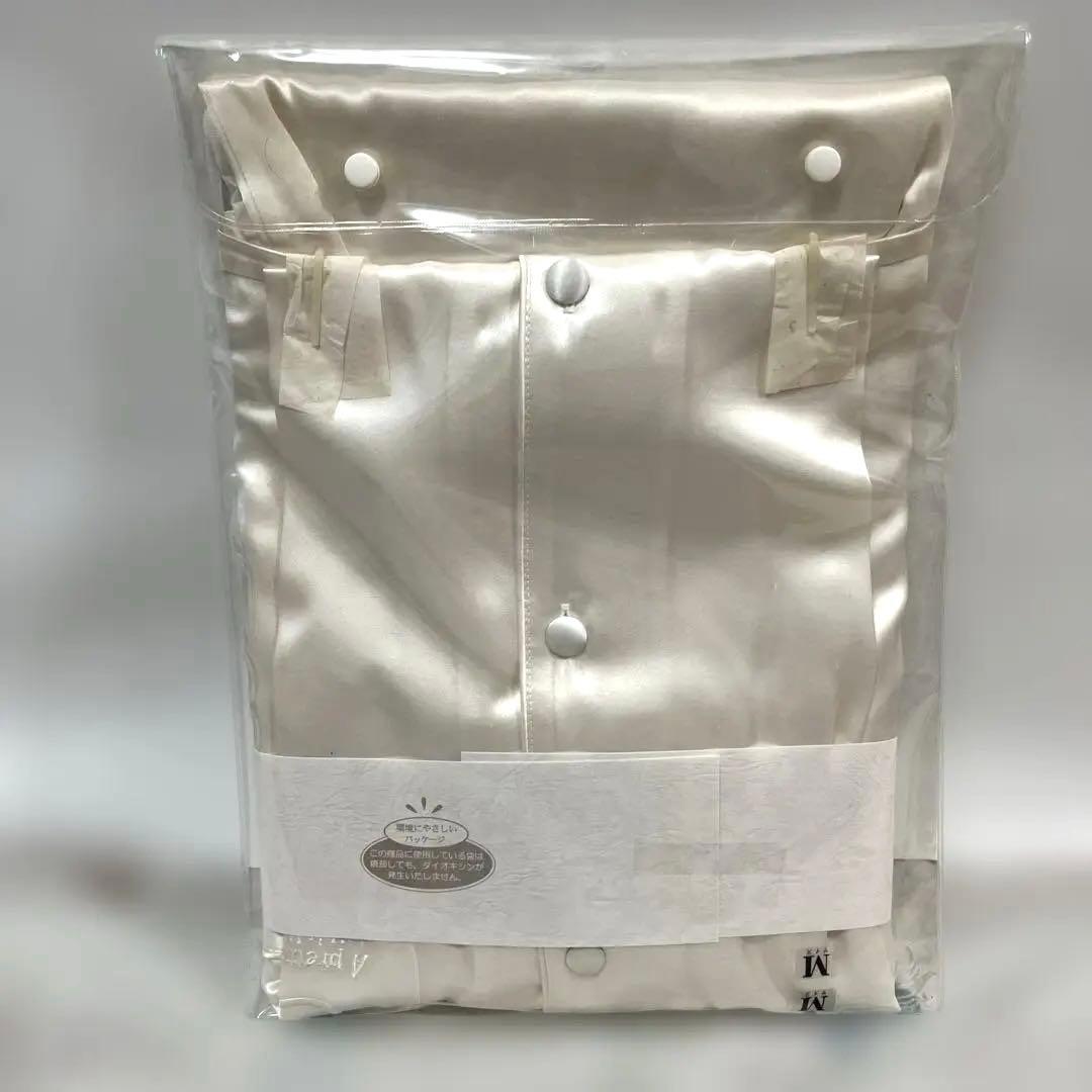 Garçonne シルクパジャマ Mサイズ 刺繍入り 未使用未開封