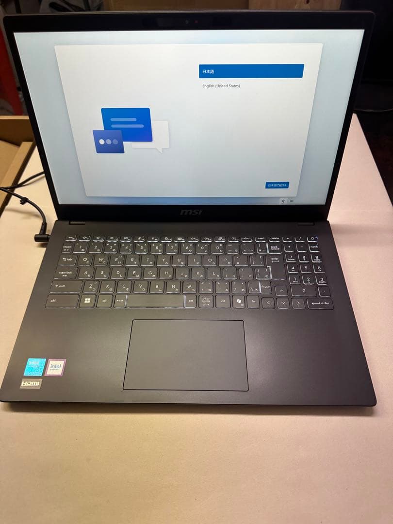 MSI Modern15 15.6型Core9 メモリ32GB SSD1TB