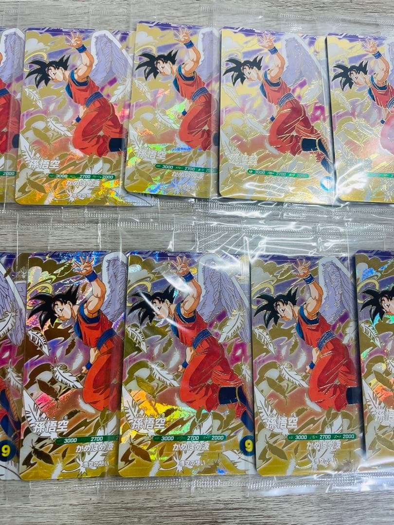 ドラゴンボール 孫悟空 ゴッドレアカード　10枚セット
