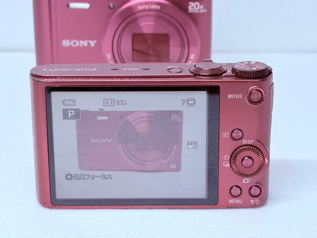 SONY DSC-WX300 レッド 動作確認済 コンデジ お買得 人気モデル