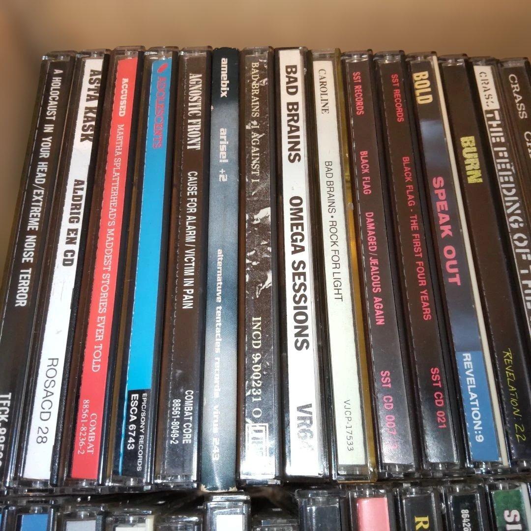 CD75枚 70's 80's PUNK、HARDCORE