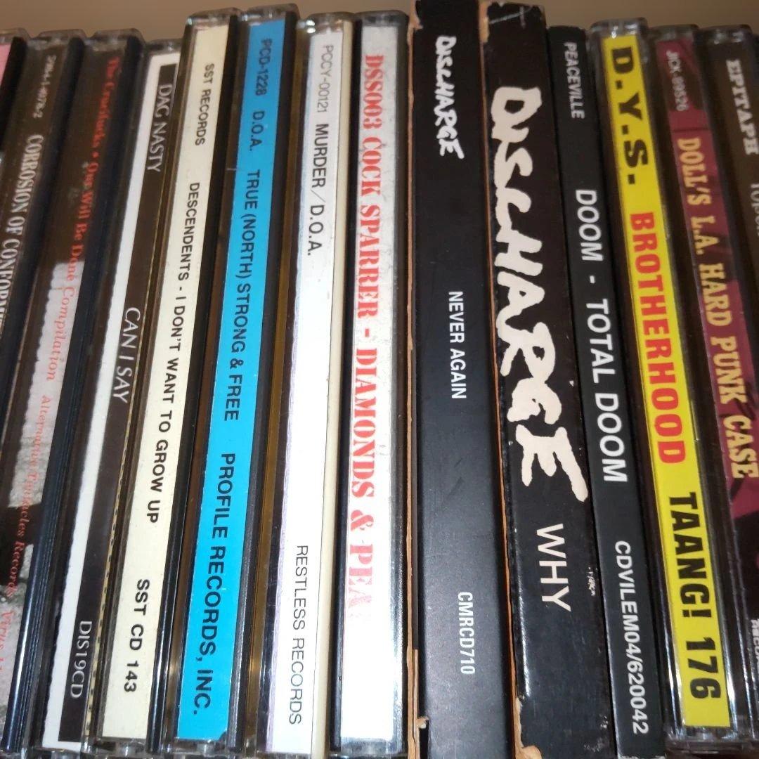 CD75枚 70's 80's PUNK、HARDCORE