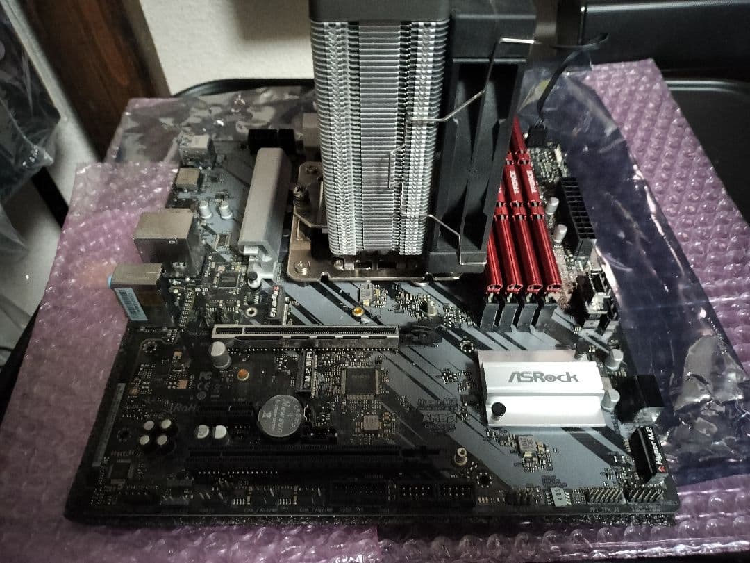 セット売り 13700K&Z690M&8GBメモリー４枚＆おまけCPUファン付き