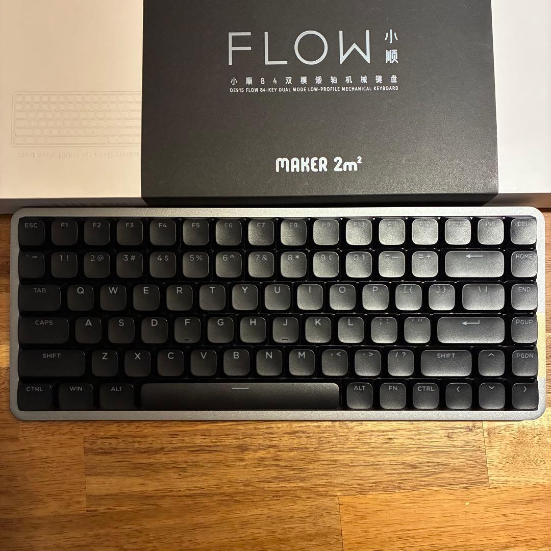 【美品】静音仕様★LOFREE Flow 84（ブラック）