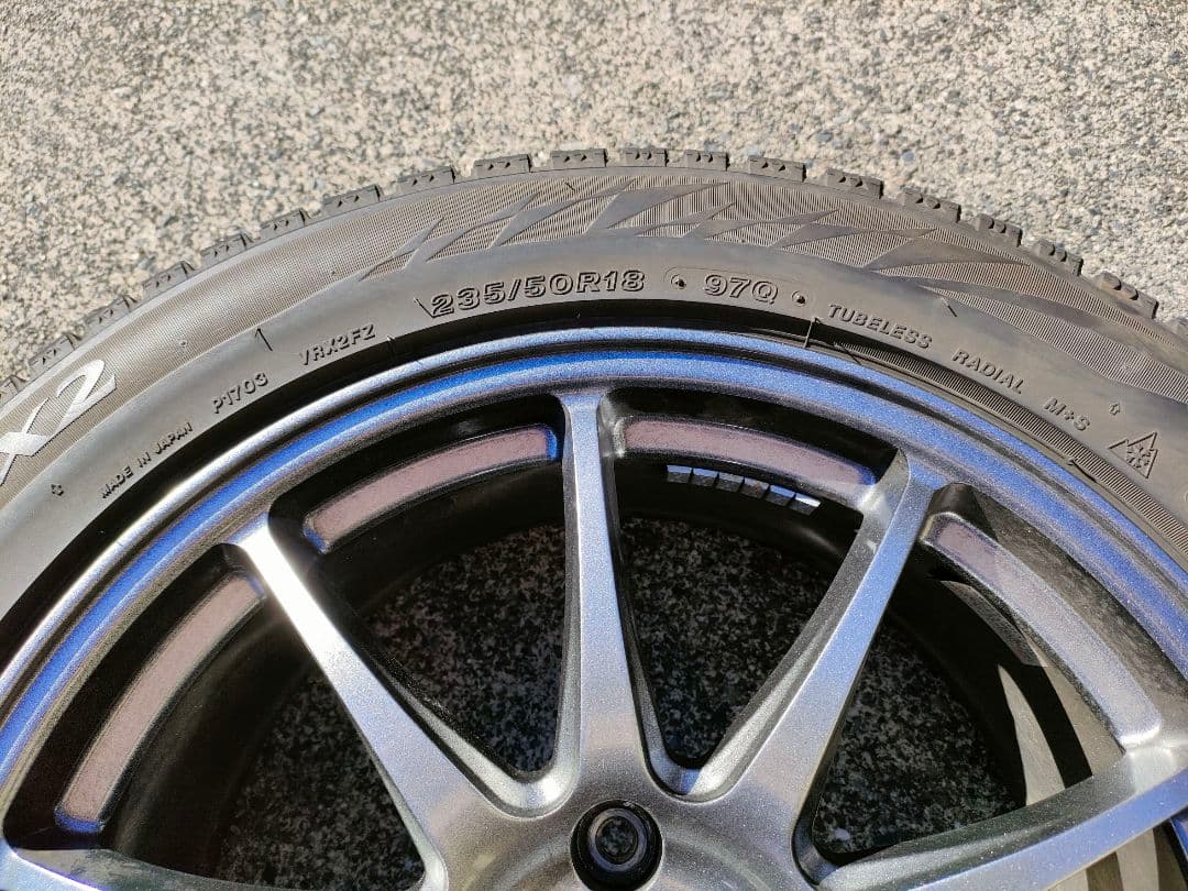 22年製 4本 235/50R18 ブリザックVRX2 スタッドレス
