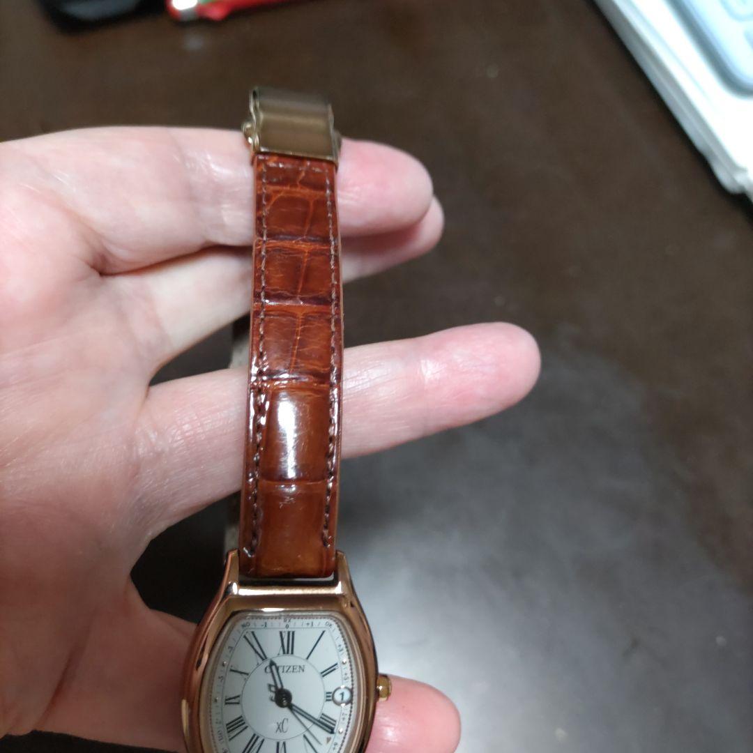 CITIZEN XC 腕時計 ブラウンレザー
