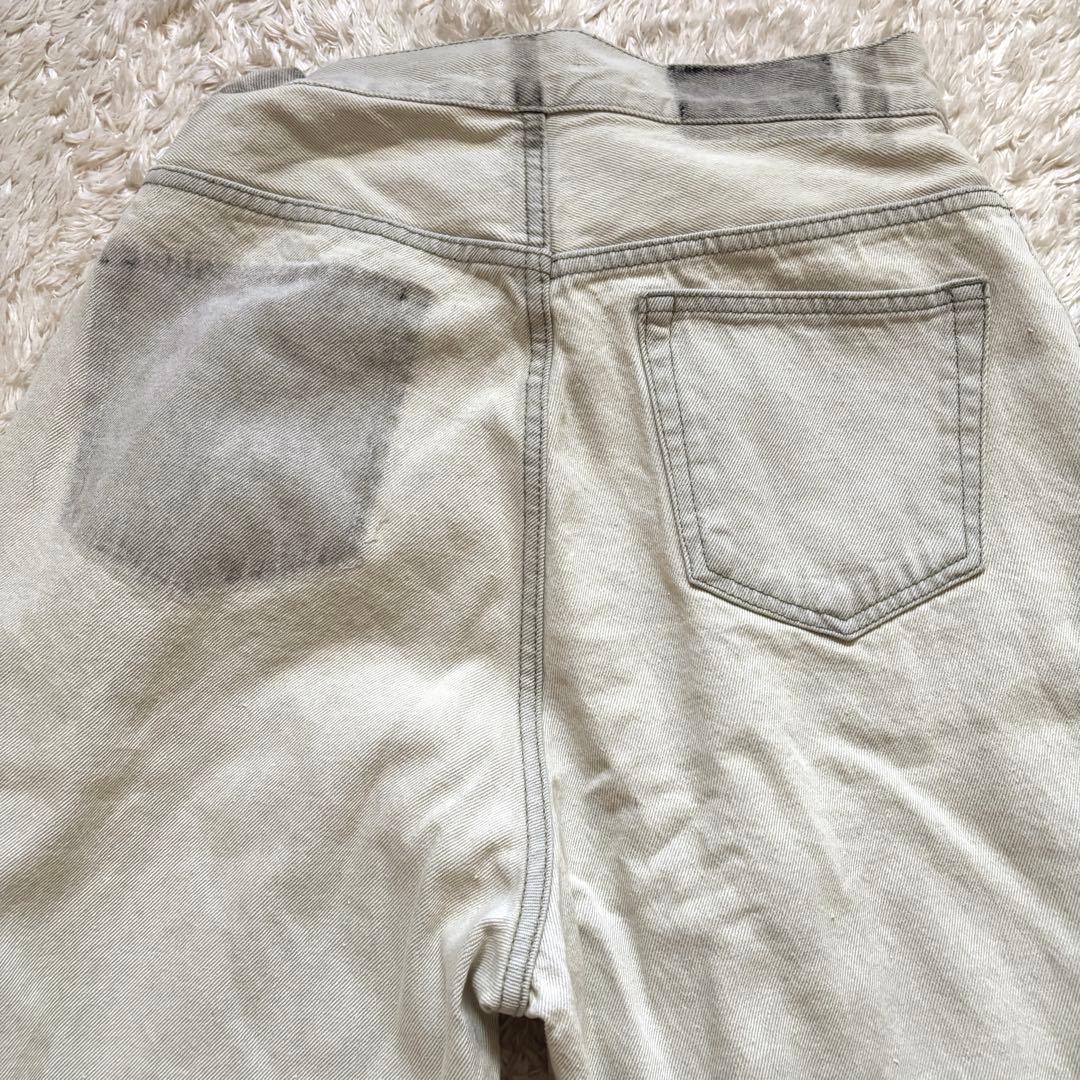 極美品✨25年発売 Ameri WRAP DENIM WIDE PANTS L