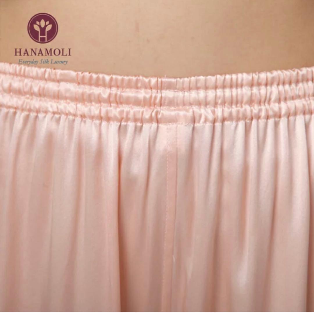 ⭐︎未使用⭐︎　シルク100% 絹 婦人　ピンクHANAMOLI 長袖