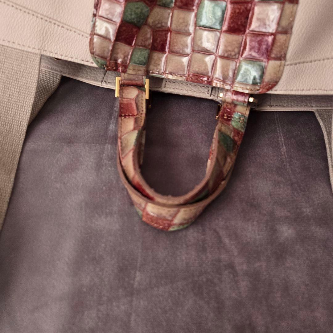 美品 ATAO アタオ バタフライ 2wayバッグ ヴィトロ 金具