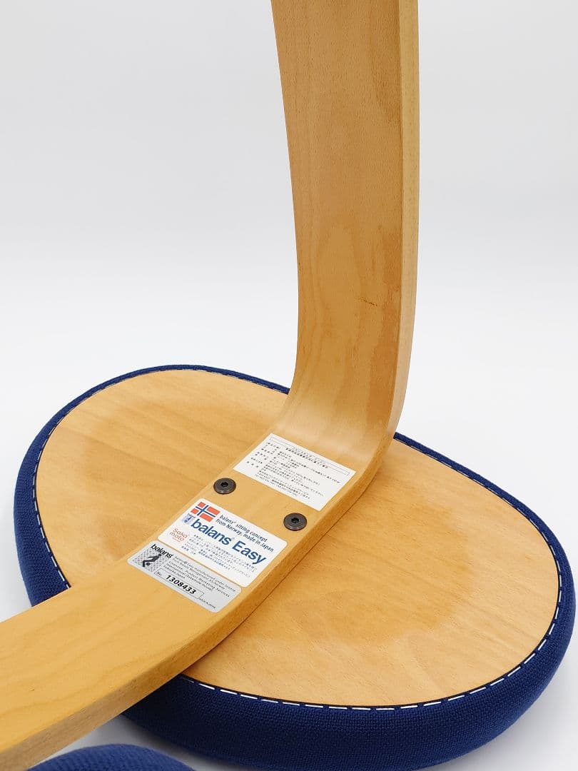 バランスイージー バランスチェア ネイビー サカモトハウス　カバー付き