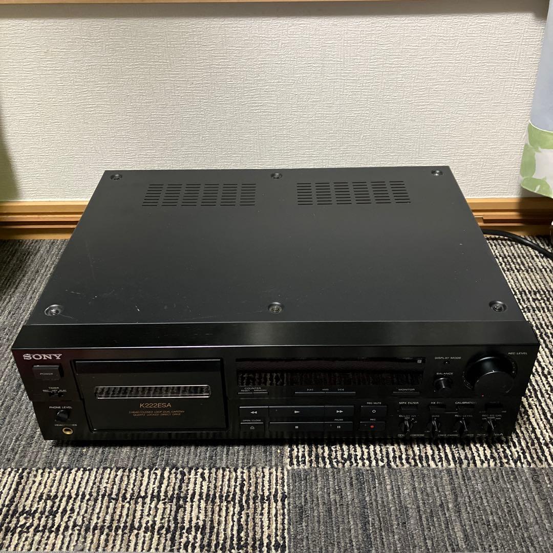 SONY ソニー 3ヘッドカセットデッキ TC-K222ESA ジャンク扱い