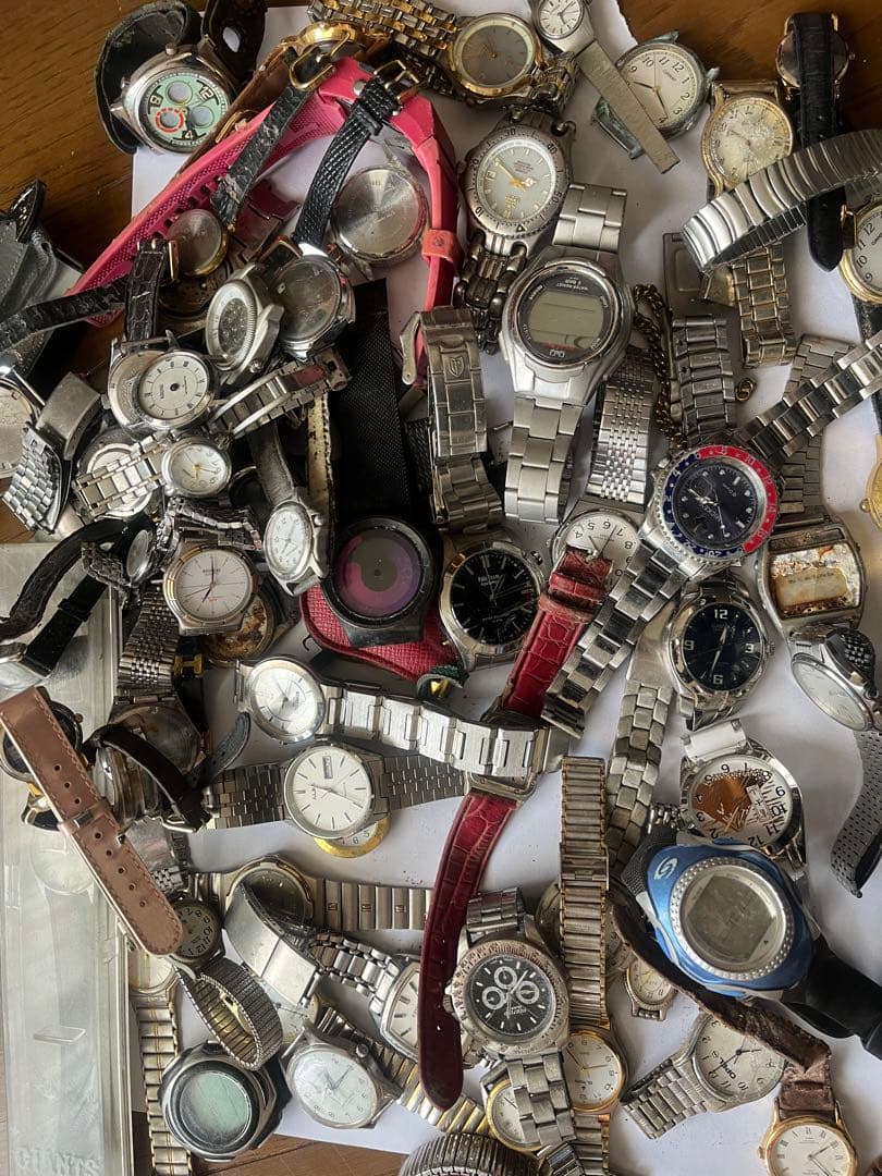 メンズ　時計　大量　ジャンク品　60枚以上