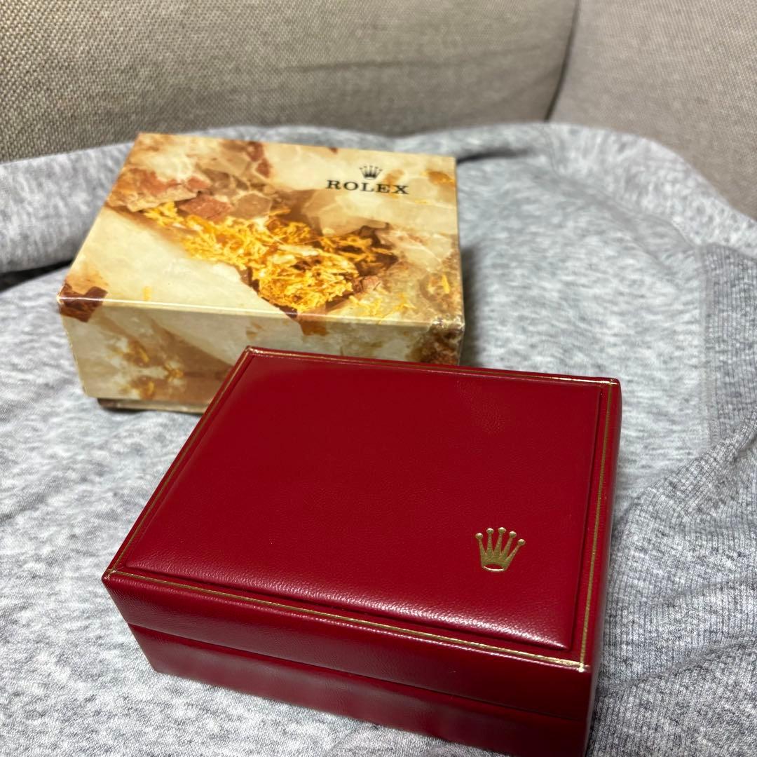 ROLEX 赤いレザーケース 外箱付き
