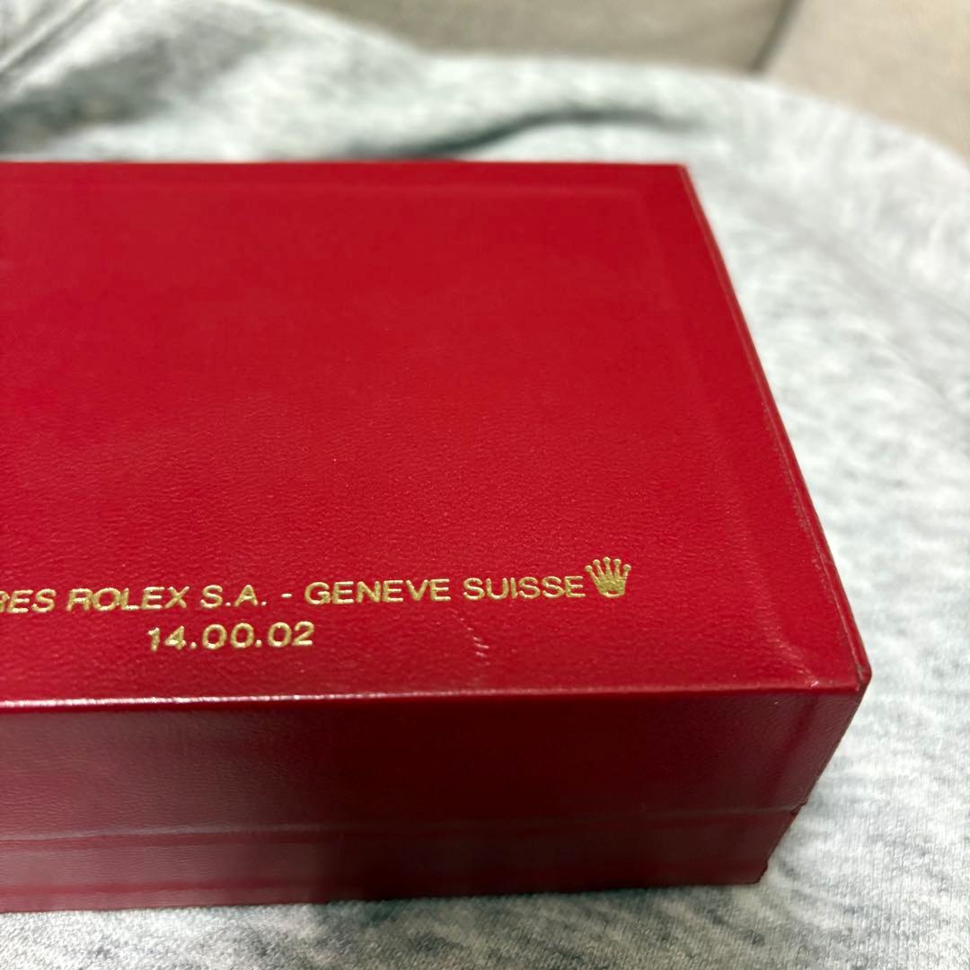 ROLEX 赤いレザーケース 外箱付き
