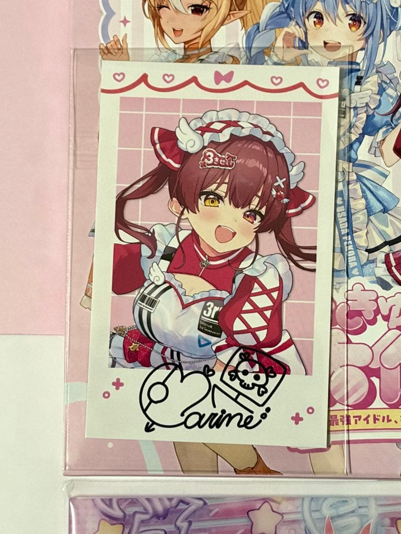 【宝鐘マリン複製サイン】ホロライブ 3期生 1st EP きゅるるん大作戦 CD