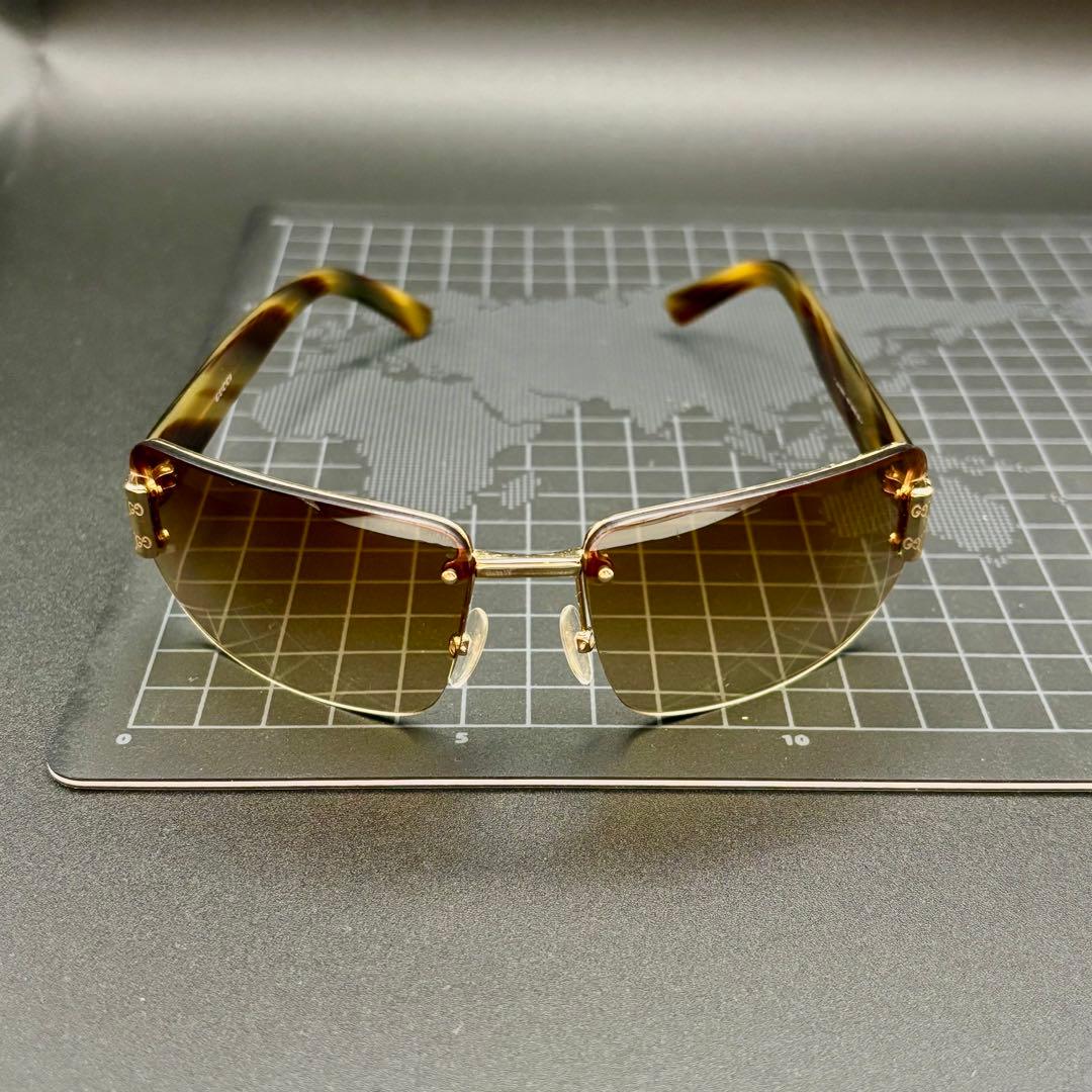 美品✨Gucci Sunglasses Rimless GG Pattern
