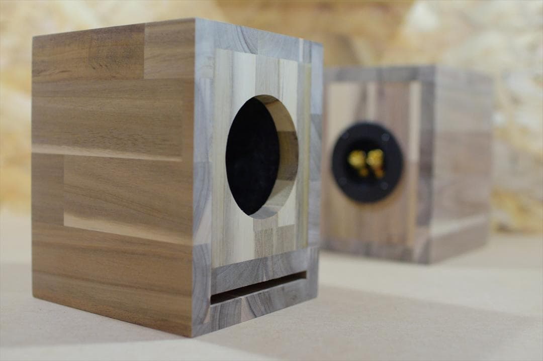 【組立済み】長岡鉄男氏 BS-8 8cmユニット バスレフ スピーカー