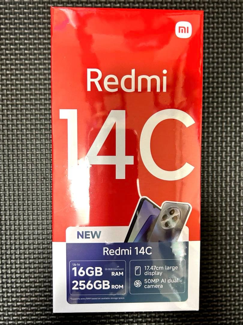Redmi14C ミッドナイトブラック　8GB RAM 256GB ROM
