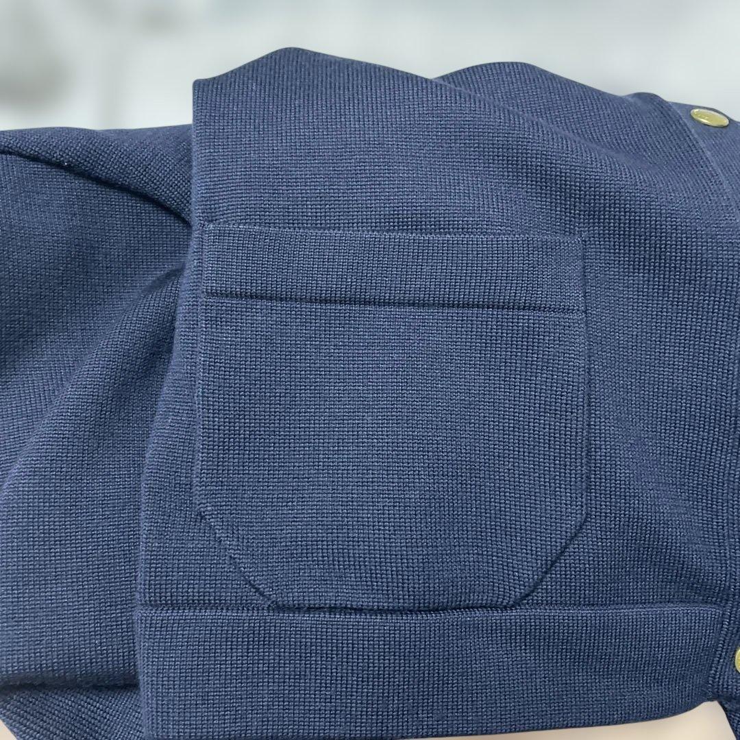 〈美品〉トラディショナルウェザーウェア　アークリーニット　ネイビー　XS