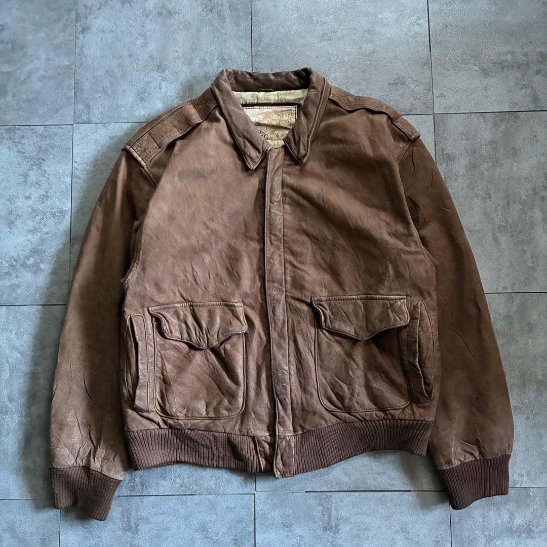 old design leather flight jacket GIII 単丈