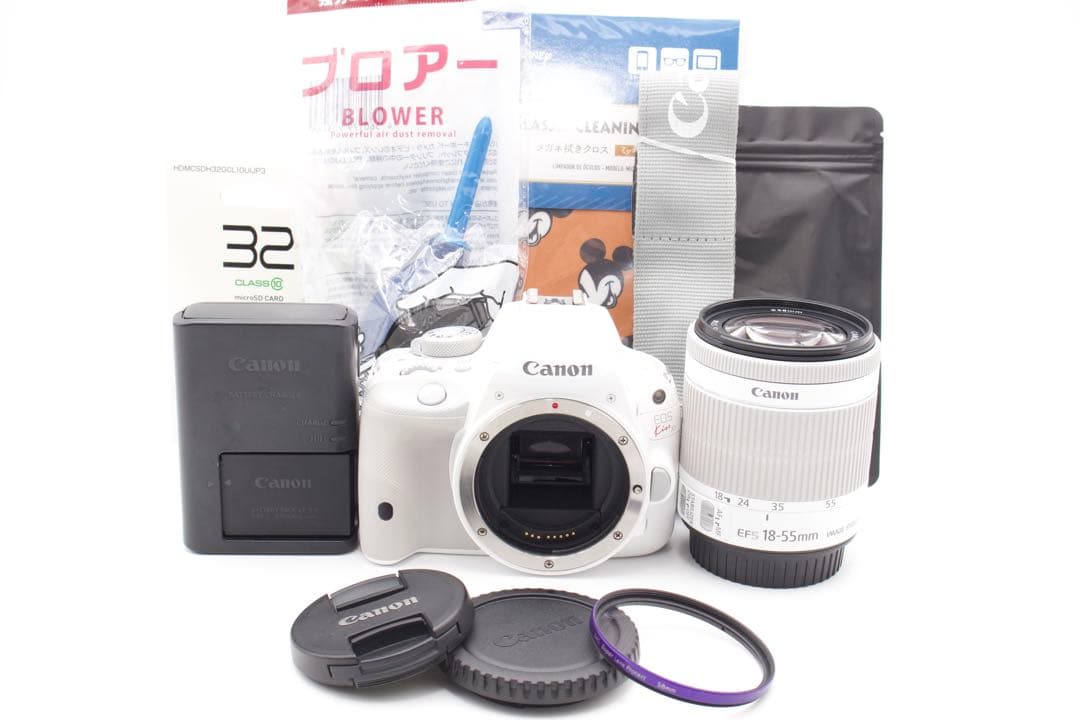 Canon EOS Kiss X7 ホワイトボディ　スマホに送れる一眼レフ　美品