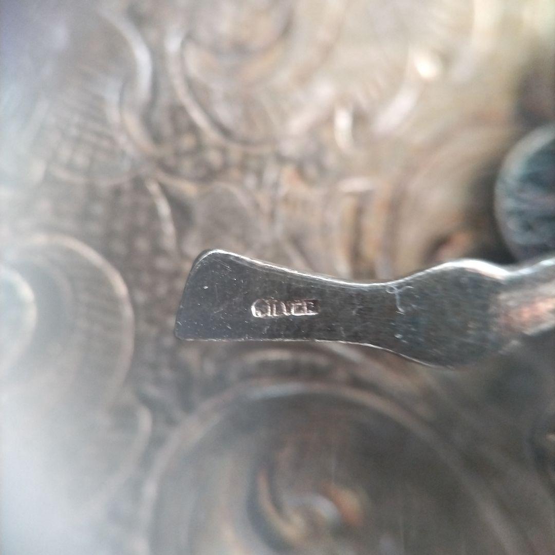 梅 銀線細工 ブローチ SILVER ヴィンテージ フィリグリー 中国古玩 簪