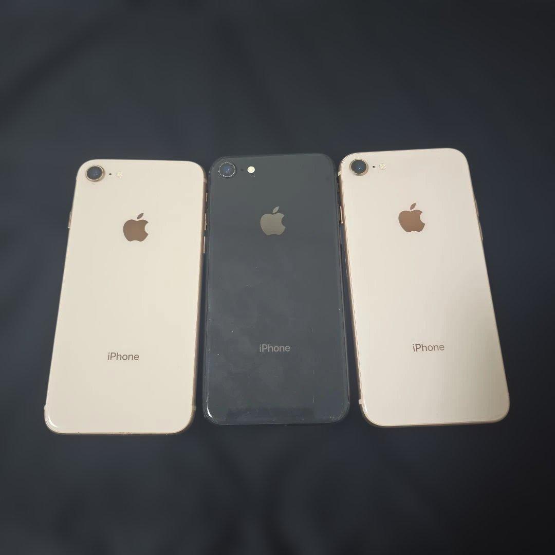 【３台セット】Apple iPhone 8 64GB