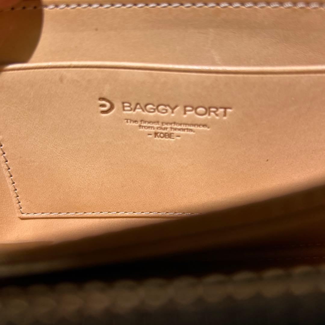 未使　BAGGY PORT KOI レザー ラウンドファスナー　長財布 ペイズリ