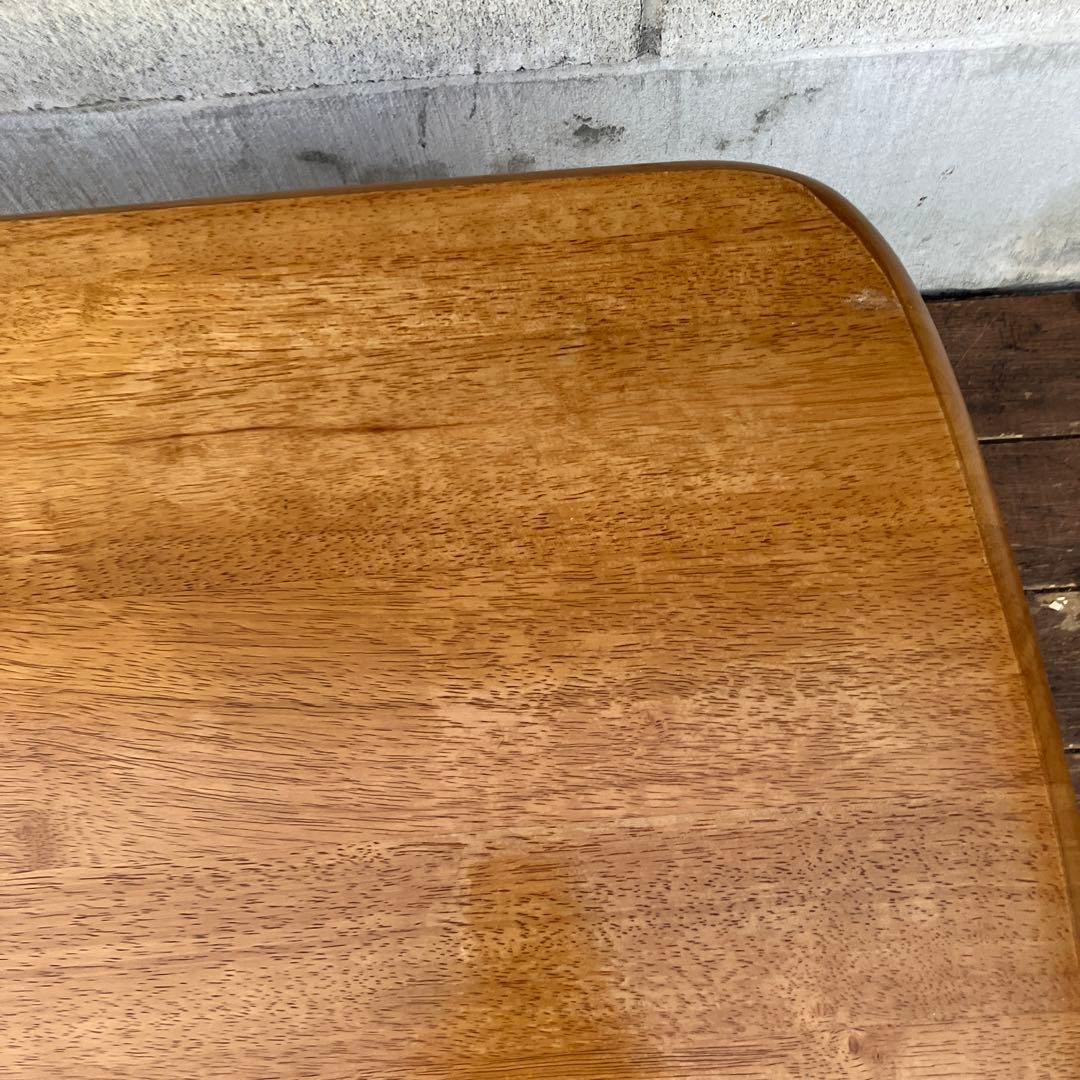 E-2 天然木製 折りたたみローテーブル ちゃぶ台 座卓 センターテーブル