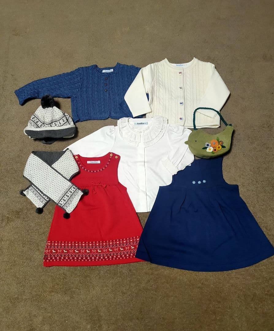 familiar 80cm 子供服 8点セット