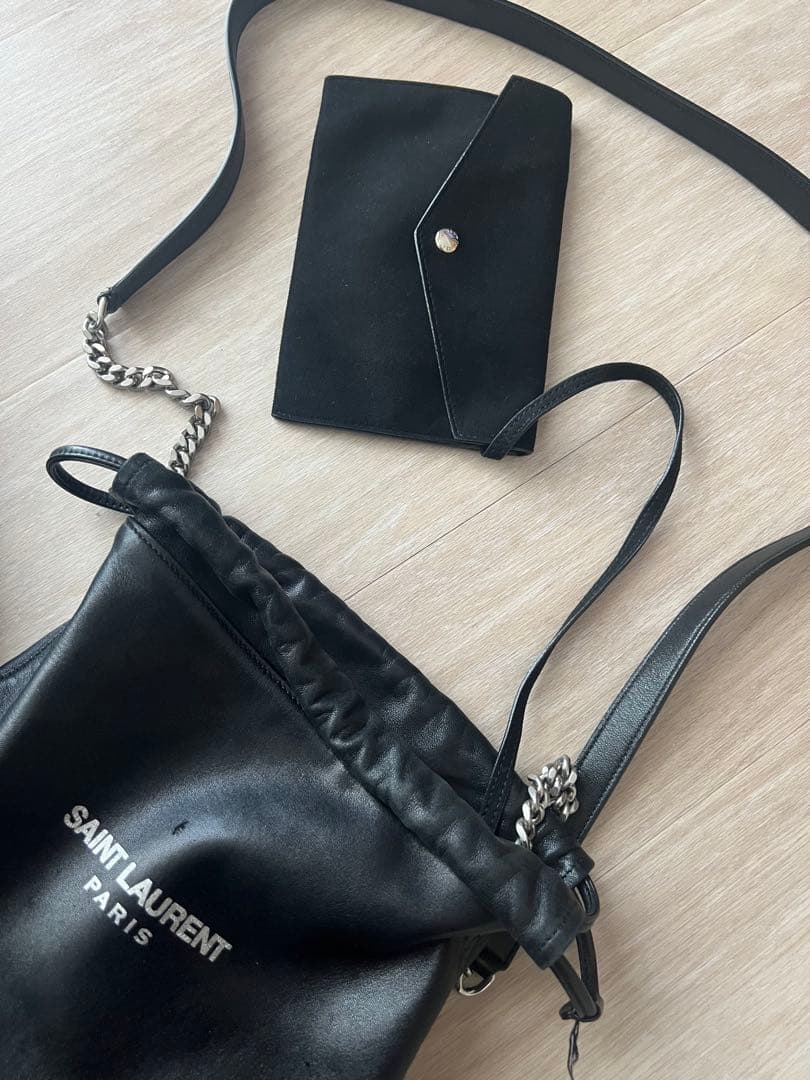 正規品♡SAINT LAURENT サンローラン　テディ　巾着バッグ