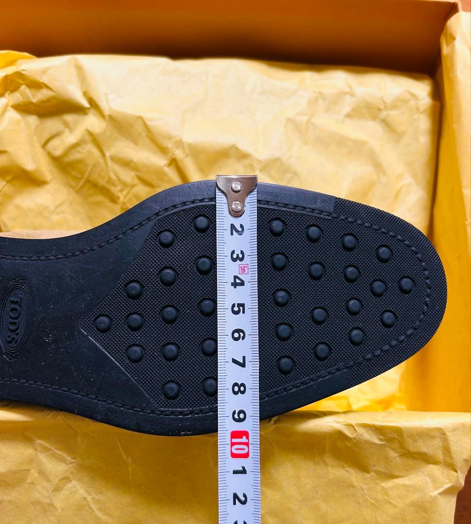 新品 未使用 TOD'S スエード ショートブーツEU38 キャメル 25cm