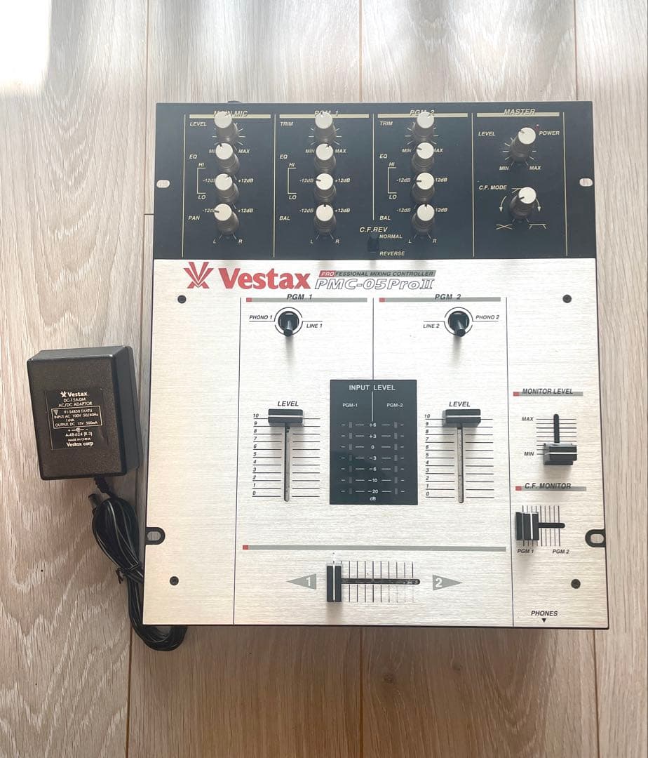 【音出確認済】VESTAX PMC-05Pro II / 純正アダプター付