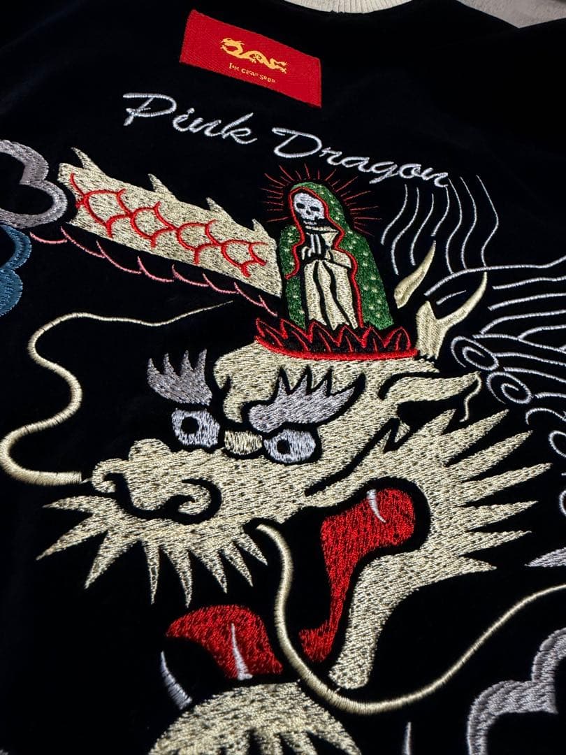 ２面用 別珍 CREAM SODA Pink Dragon 日本限定 スカジャン