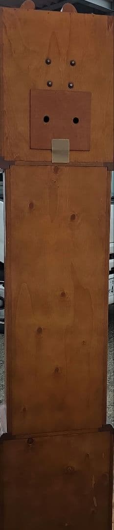 tempus fugit クラシック振り子時計 ブラウン　柱時計