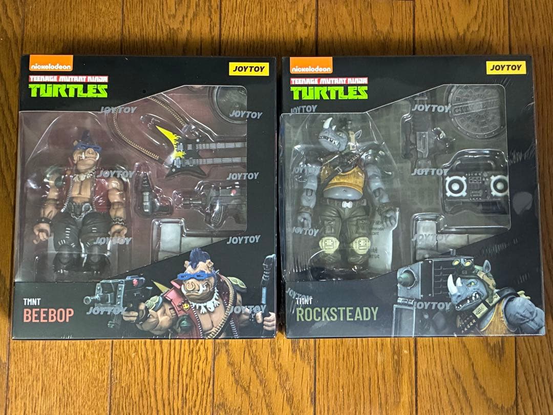 JOYTOY TMNT 1/18 ビーバップ & ロックステディ
