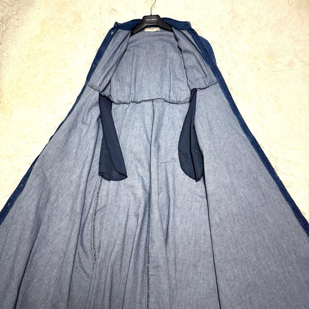 【美品】マックスマーラ デニム シャツワンピース