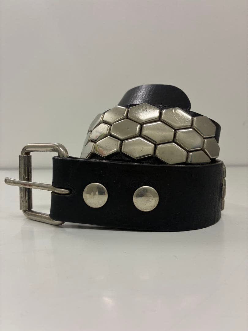 666 スタッズ　ベルト　ヘキサゴン　PUNK RALEIGH ラリー