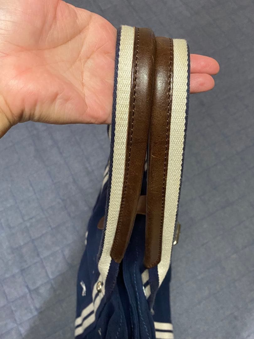 ラルフローレンラグビー トートバッグ　ネイビー