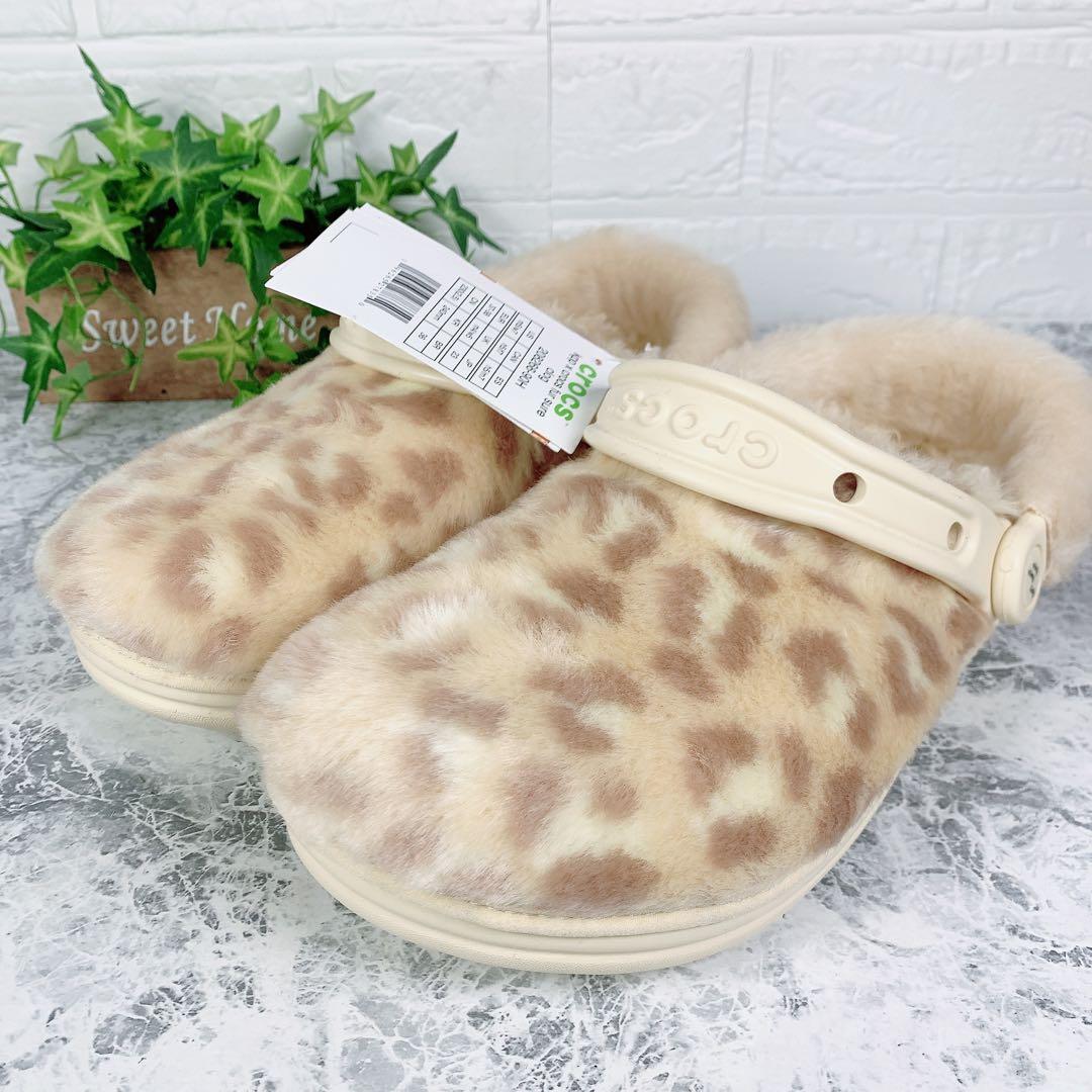 【完売品】きゃりーぱみゅぱみゅ × クロックス ファー レオパード 23cm