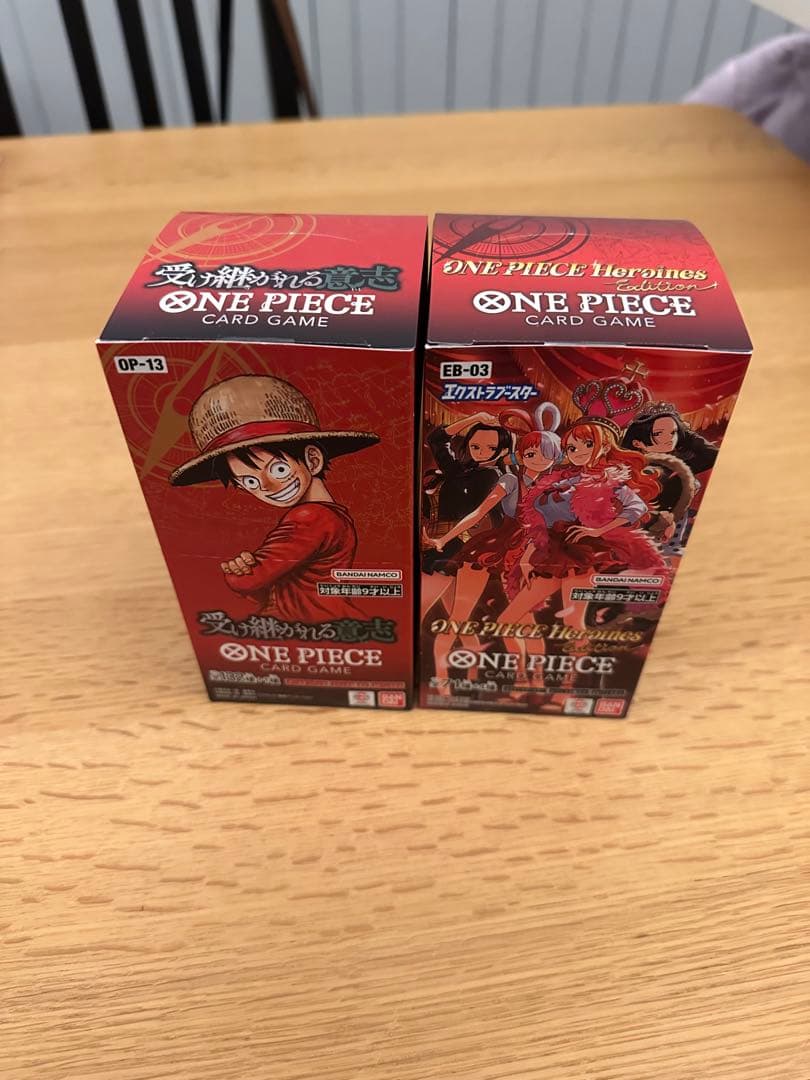 ワンピース 受け継がれる意志 ヒロインズエディション 各1BOX 未開封