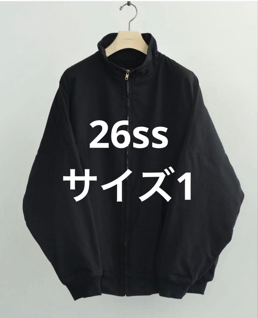 26ss COMOLI ポストワークツイルキャップショルダーブルゾン 1
