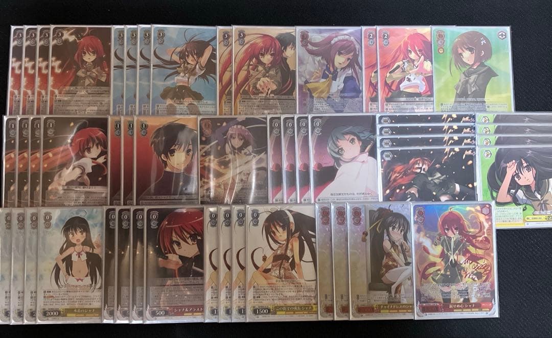 WS ヴァイス　灼眼のシャナ　デッキ　サイン入り