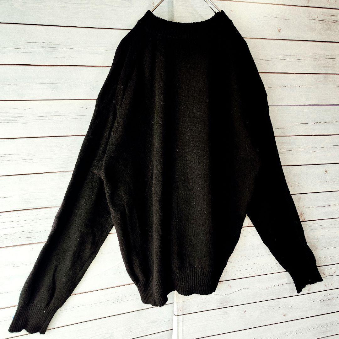 【希少】sacai × MADSAKI★センター刺繍ロゴニット コラボ サイズ3