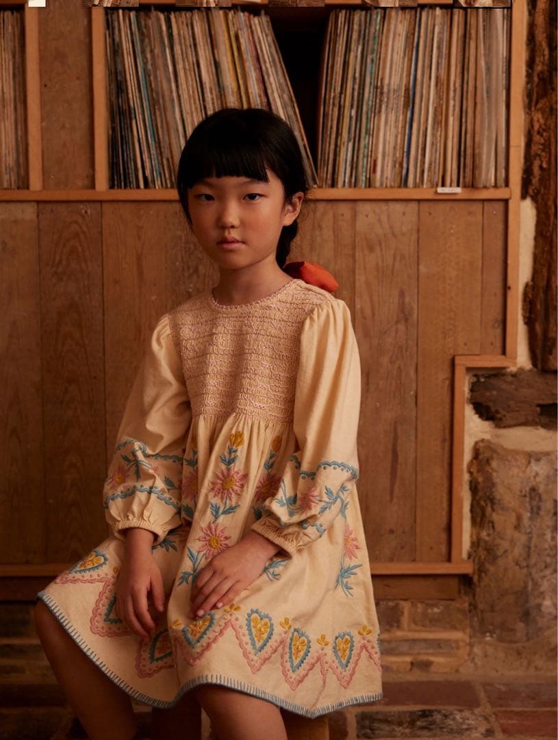 カ*ツ様 apolina 5-7y Penny Smock Dress - Ca